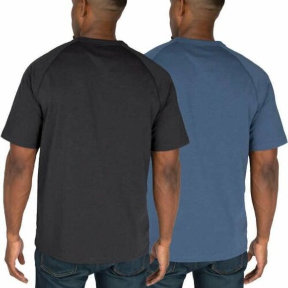 NWT Rugged Elements Mens 2 PACK Heavyweight Work Tees NEW - Picture 2 of 6